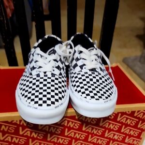 Vans Black and White Checkered Sneakers New Size 4.0mens Us 5.5 Womens